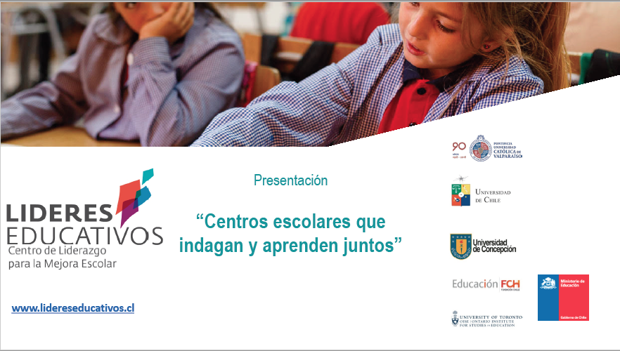 Presentación Centros escolares que indagan y aprenden juntos