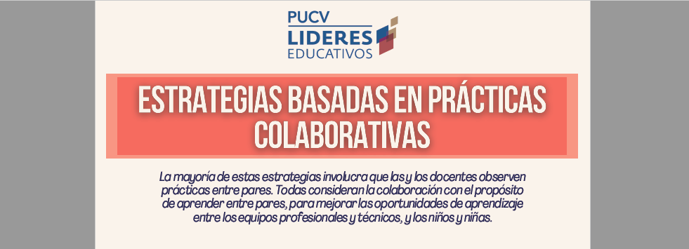 Estrategias basadas en prácticas colaborativas